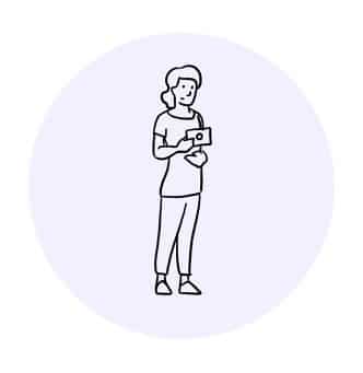 Female purple icon
