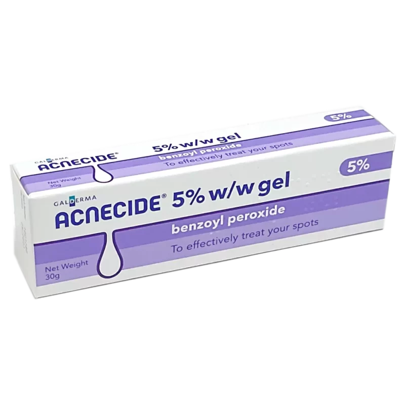 acnecide 5% gel packaging- buy acne treatment online